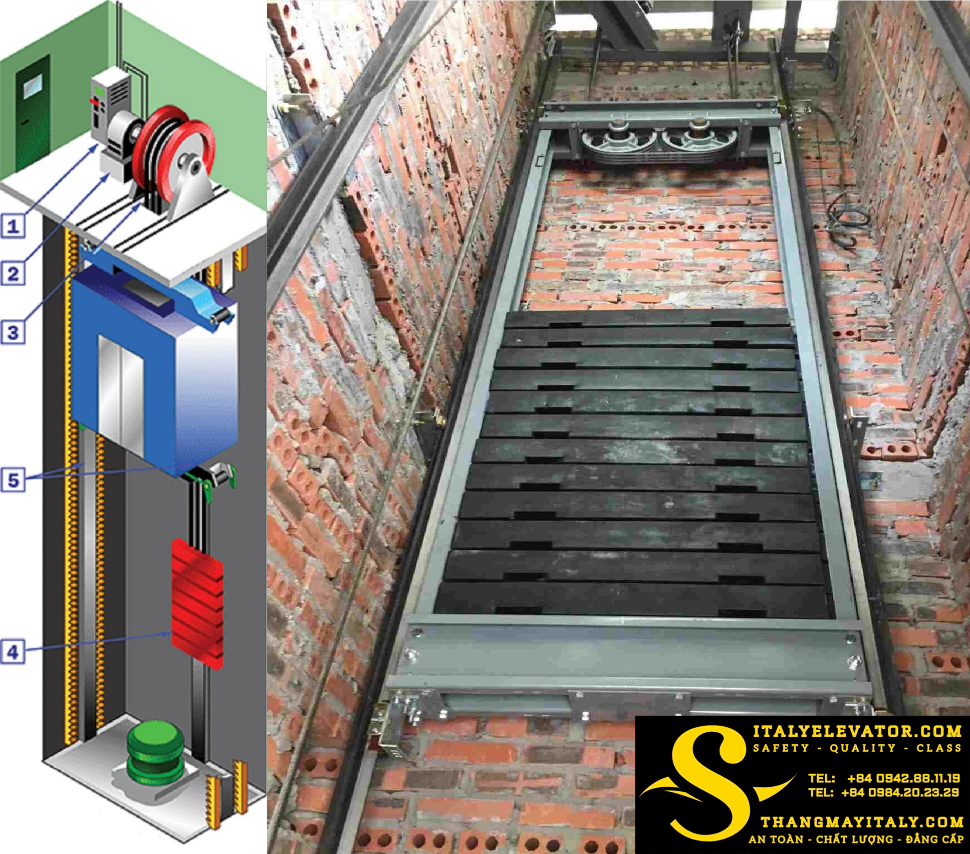 ĐỐI TRỌNG THANG MÁY BẰNG THÉP